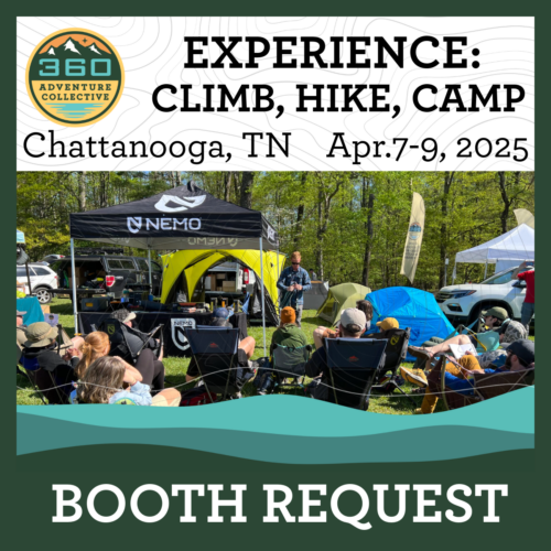 360 AC Experience: Camp, Climb, Hike - Chattanooga 2025 Booth Application