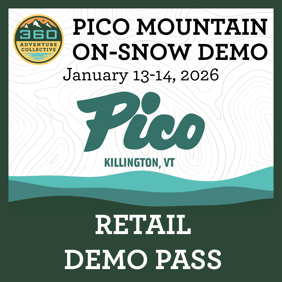 360 AC – Pico On-Snow Retail Staff Demo Pass